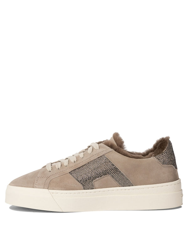 Monilli Detail Leather Sneakers