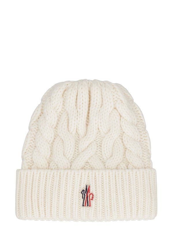 Moncler White Beanies