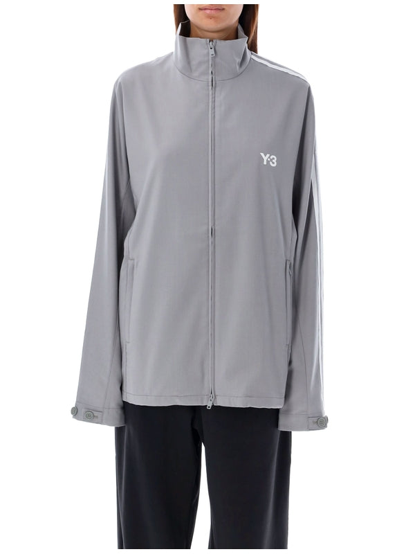 Y-3 - Chest Logo Stripe Track Jacket - Jente