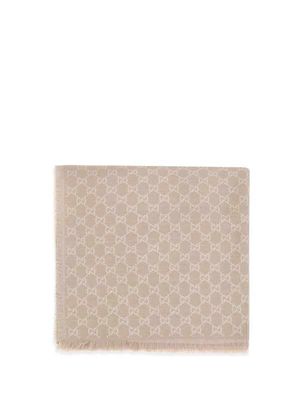 Gucci Beige Wool Mufflers