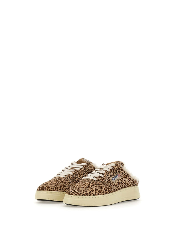 Autry Beige Low Top Sneakers