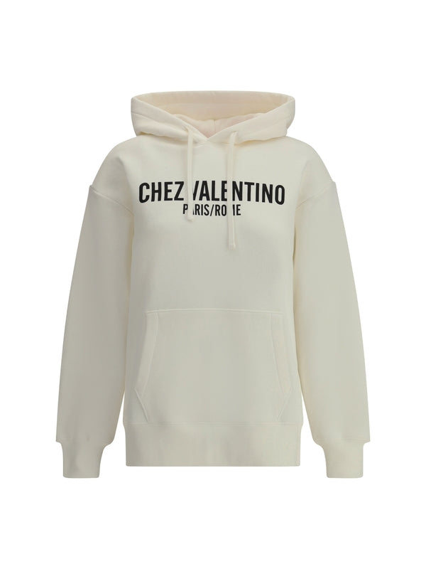 Chez Logo Printing Cotton Hoodie