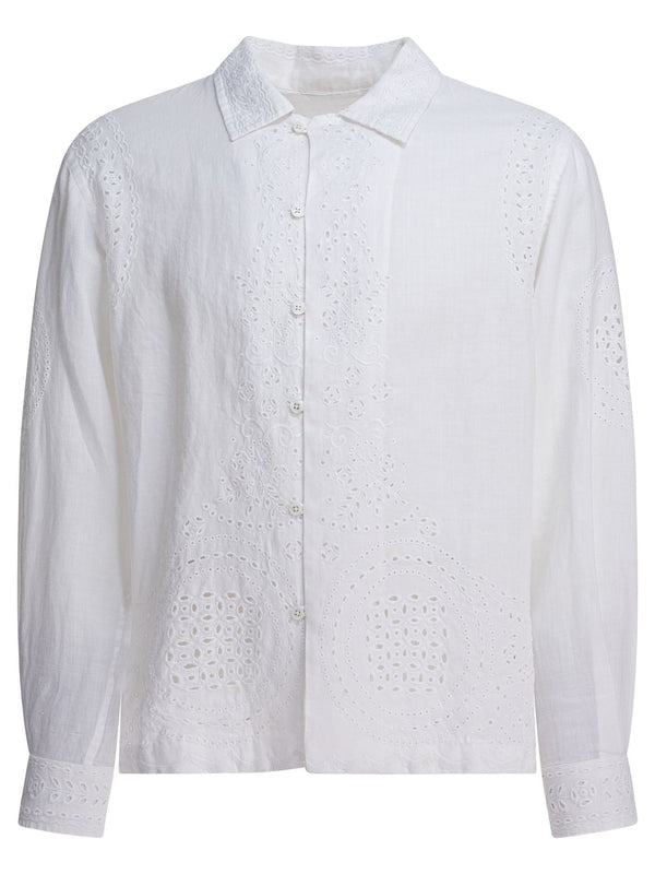 Lace Linen Shirt