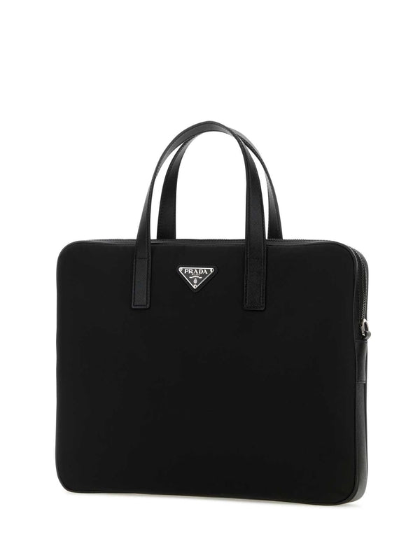 Prada Black Brief Case