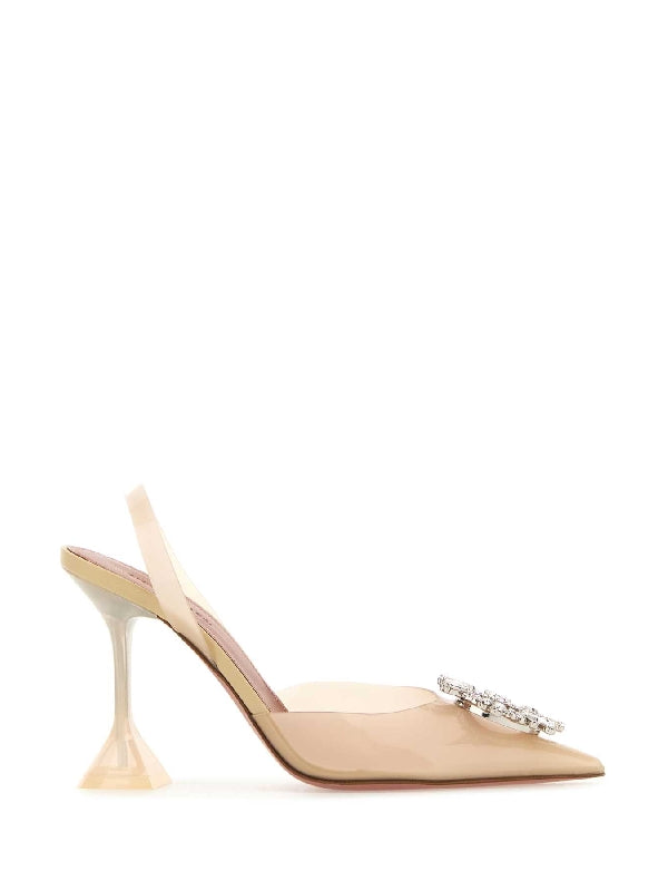 Begum Pvc Slingback Heelss