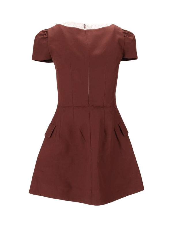 shushu/tong Brown Mini Dress