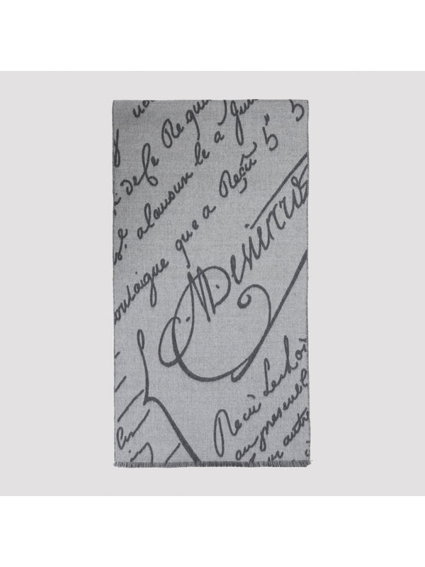 Berluti Grey Wool Mufflers