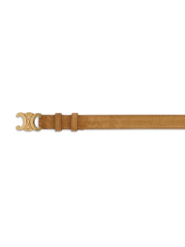 Triomphe Medium Suede Belt