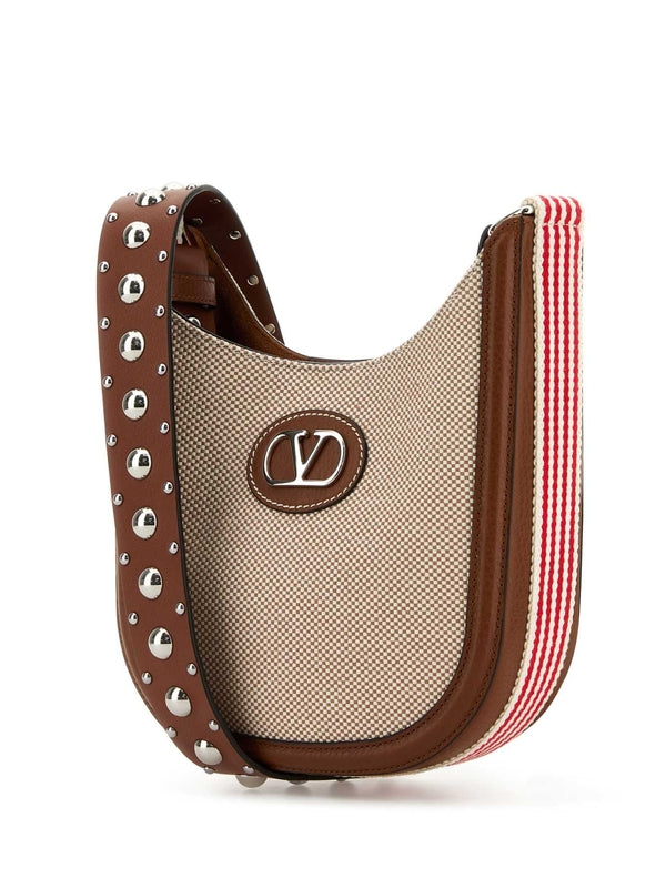 ANTIBES Logo Canvas Crossbody Bag