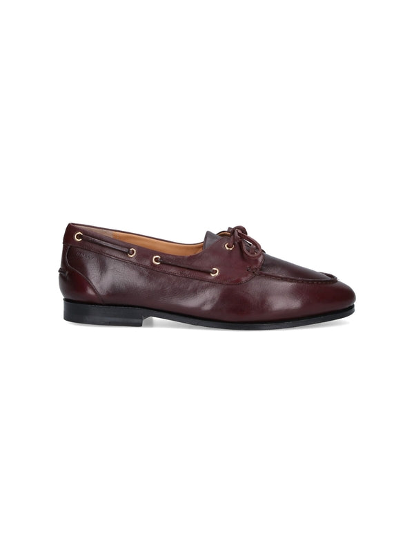 Bally Burgundy Loafers