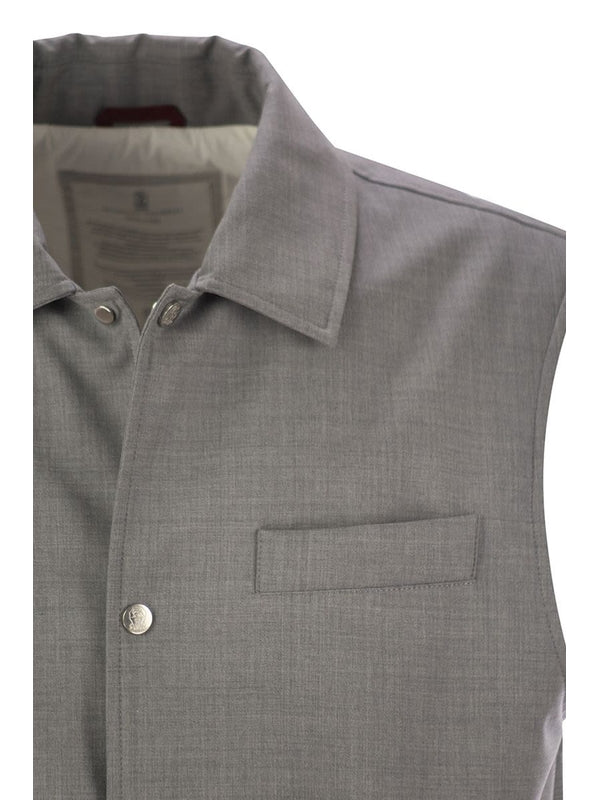 Button Wool Vest