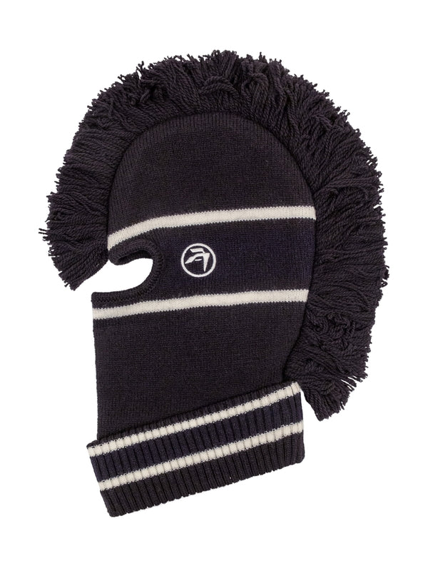 Fringe Detail Wool Balaclava