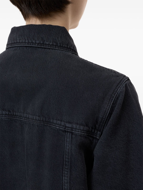 Multi Pocket Button Up Denim
  Mini Dress