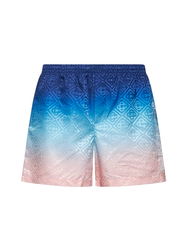 Gradient Banding Swim Shorts