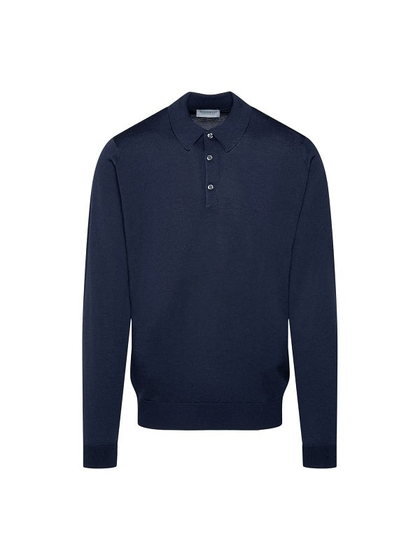 Long Sleeve Polo Knit