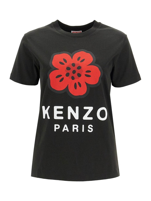KENZO - Boke Flower Printing Short
  Sleeve T-Shirt - Jente