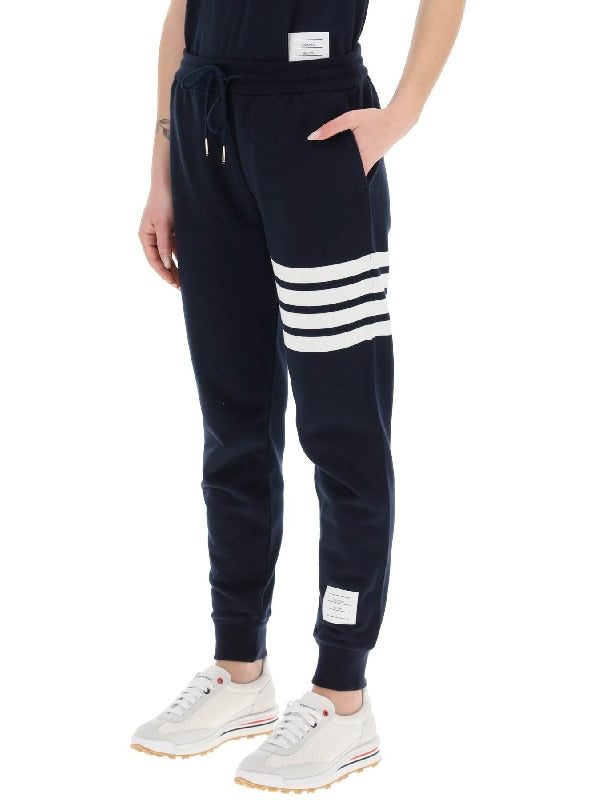 4-Bar Cotton Jogger Pants - Jente