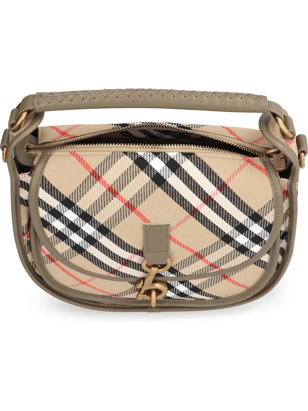 B Clip Check Pattern Small Shoulder Bag