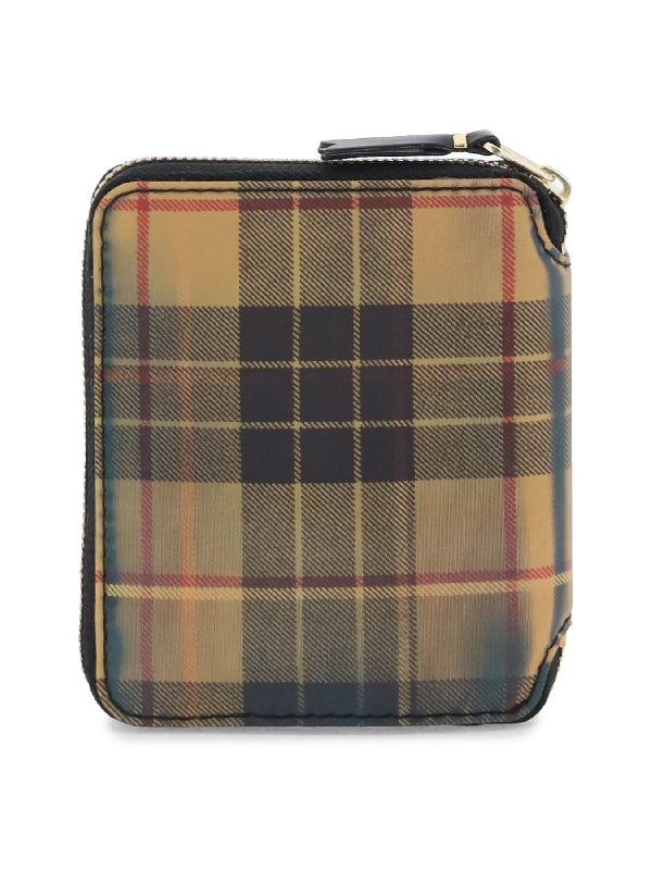 Check Pattern Zip Around Wallet - Jente