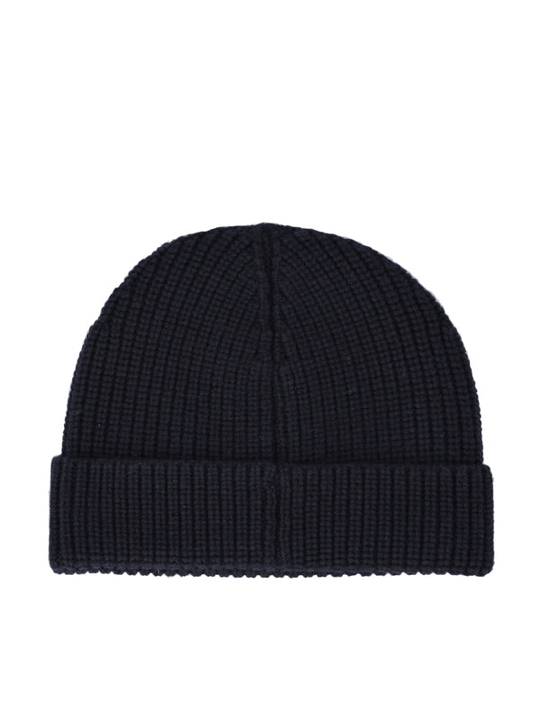 V Logo Wool Beanie