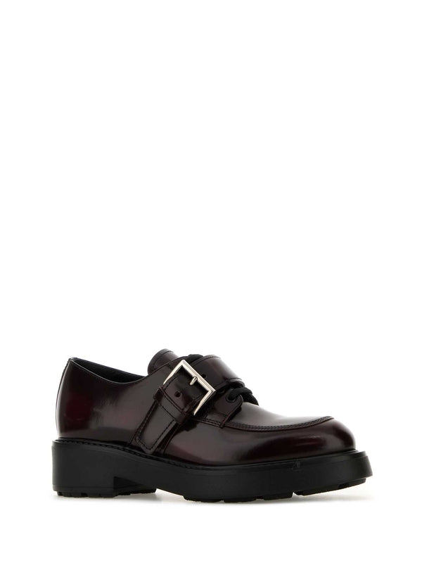 Leather Monk Strap Shoes