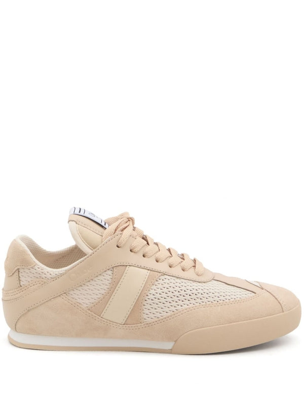Chloe Beige Low Top Sneakers