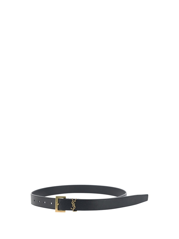 Cassandre Monogram Leather Belt