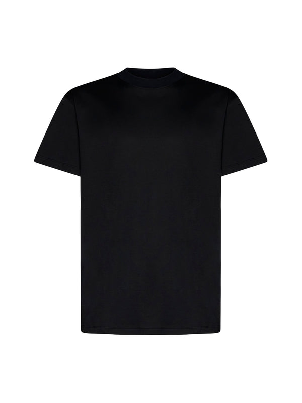 Black Cotton Short Sleeve T-Shirt