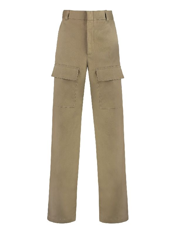 Back Logo Patch Wide Cargo
  Pants