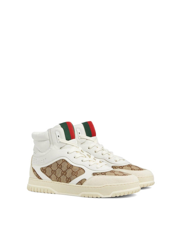 Web GG Canvas High-Top Sneakers