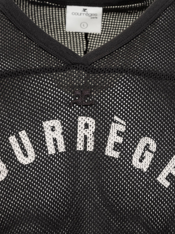 Baseball Logo Mesh Top