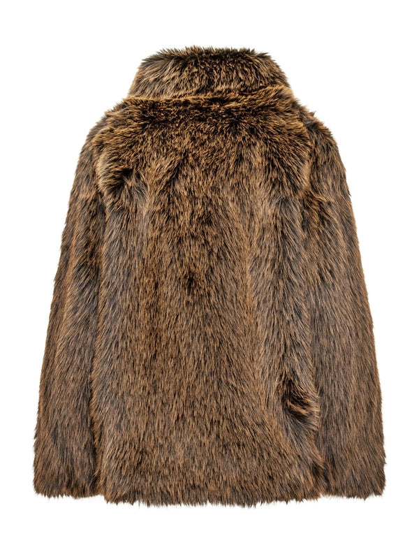 Semicouture Brown Fur & Shearling