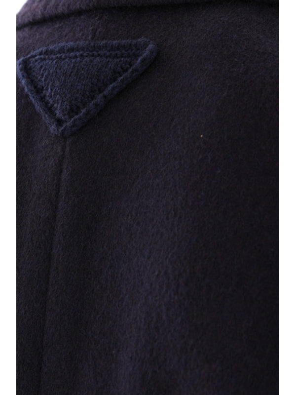 单排扣羊毛大衣