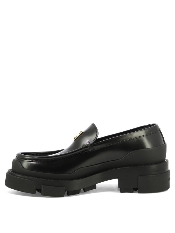Terra Chunky Sole Leather Loafers