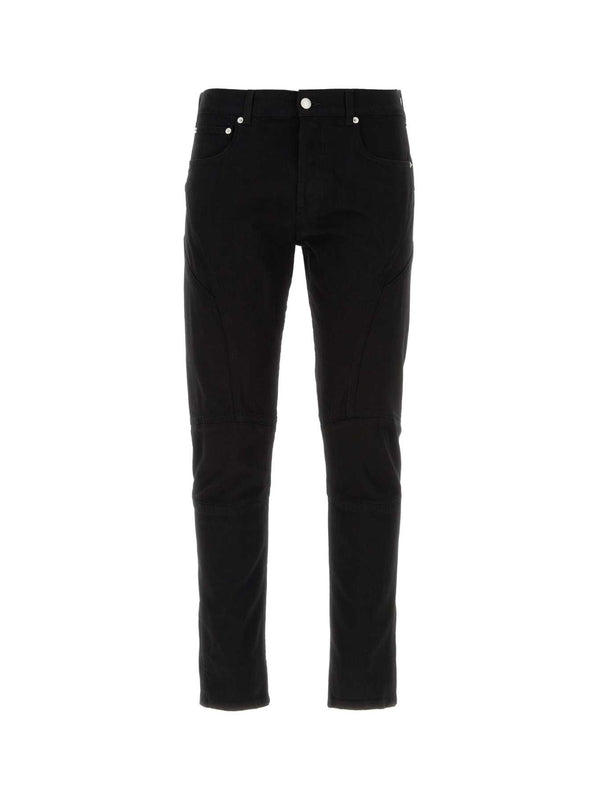 Alexander Mcqueen Black Denim Pants