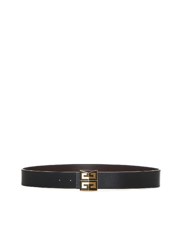 4g Logo Buckle Reversible Leather Belt