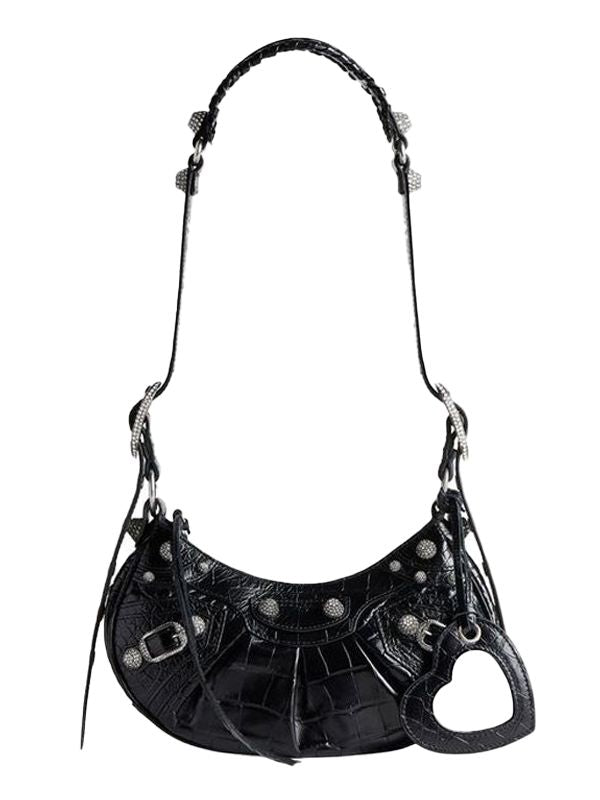 Balenciaga Le Cargol Xs Black Crossbody & Shoulder Bags