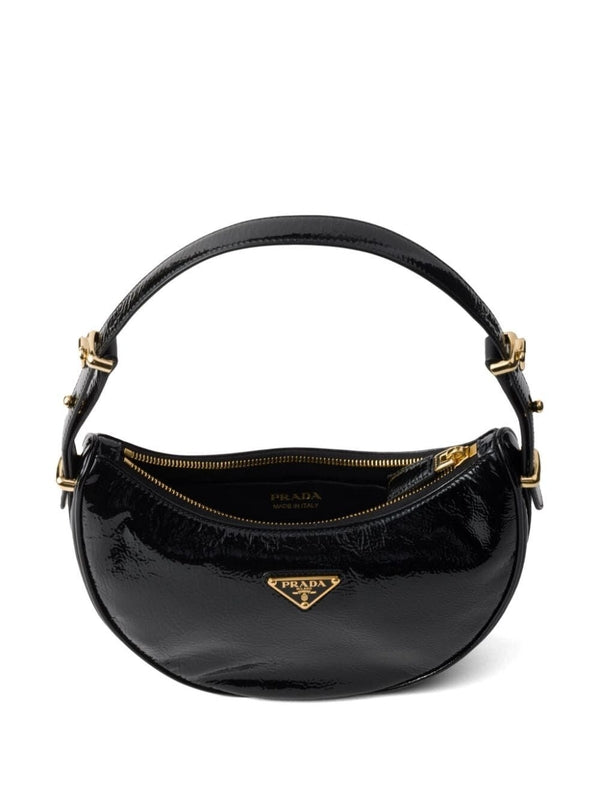 Arke Triangle Logo Leather Shoulder Bag