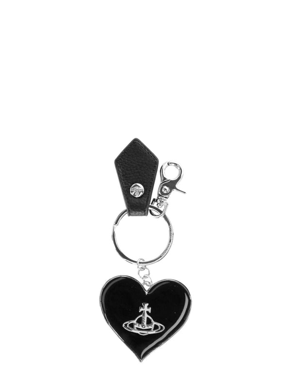 Orb Logo Patent Heart Keyring