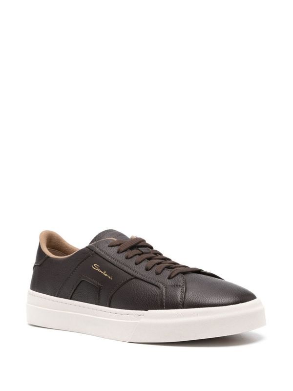 Logo Leather Lowtop Sneakers