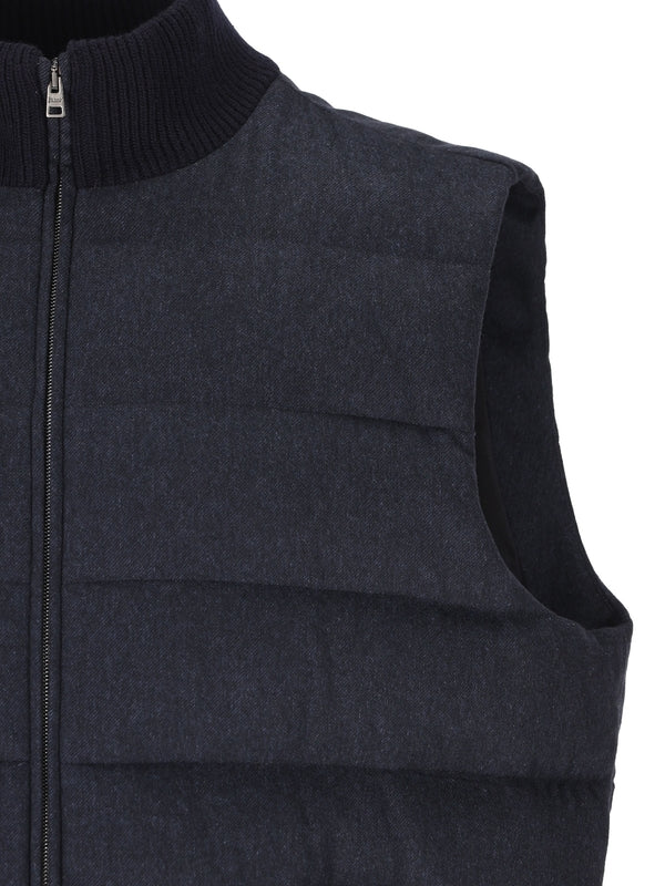 Zip-up Padding Vest