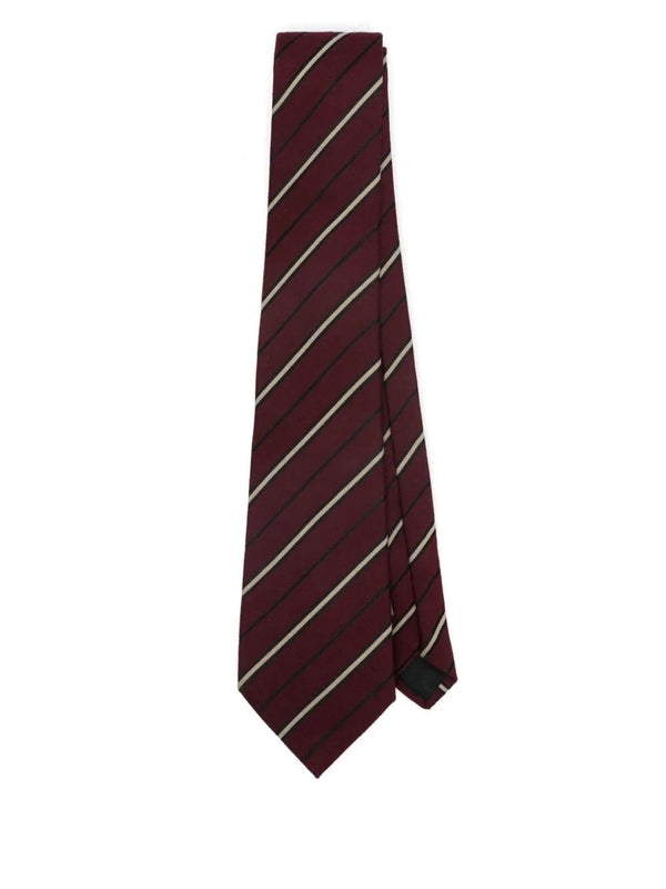 Saint Laurent Burgundy Tie