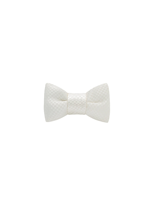 White Viscose Bow Tie