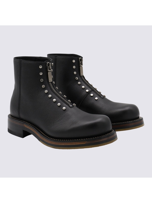 Alexander Mcqueen Black Ankle Boots