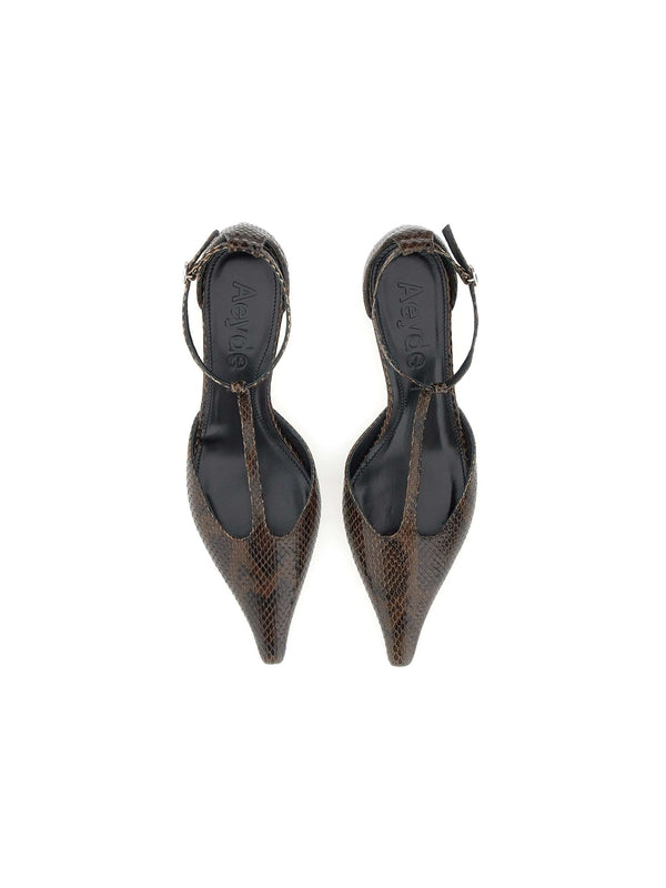 Aeyde Brown Sandal Heels