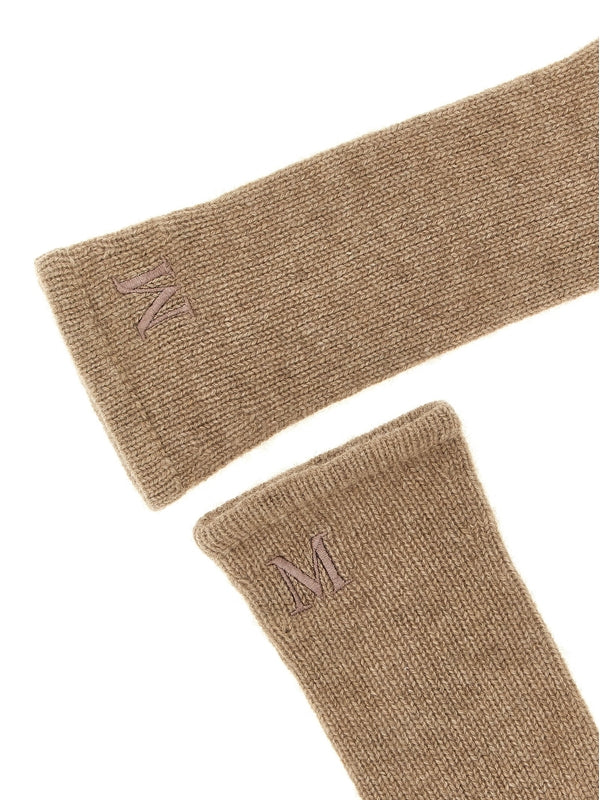 Max Mara Beige Wool Gloves