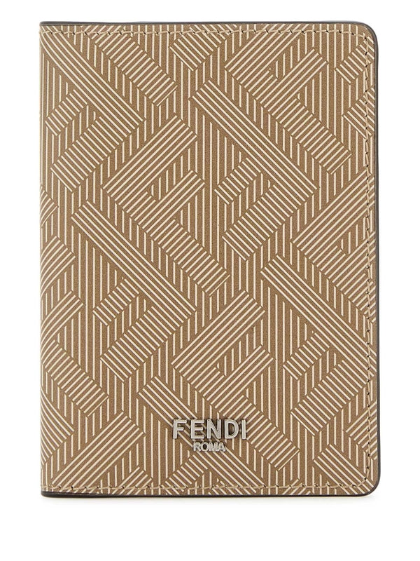 Fendi Beige Card Holders