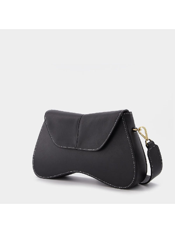 Space Leather Shoulder Bag