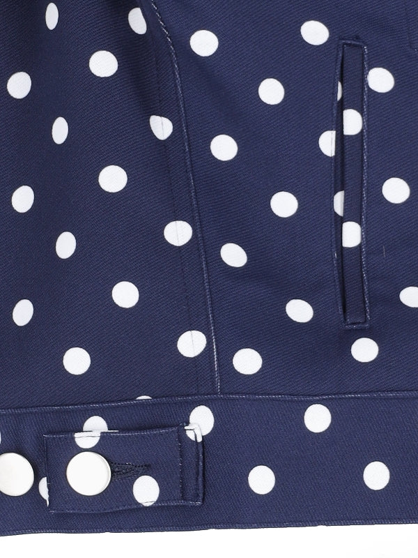 Polka Dot Trucker Jacket