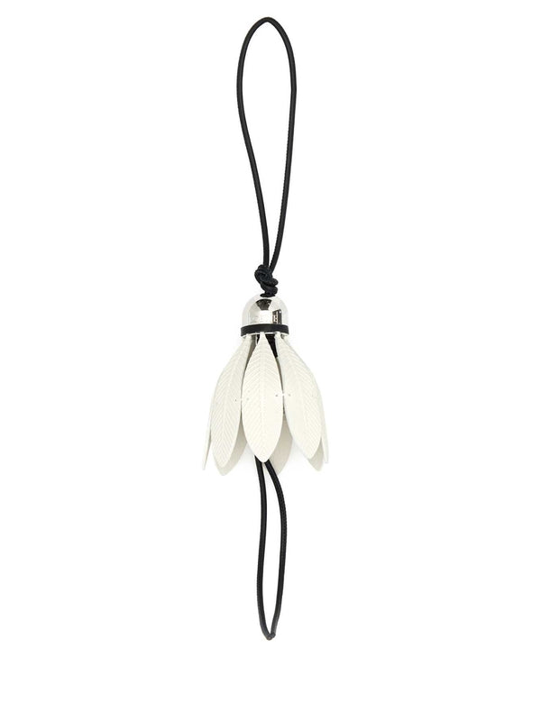 Shuttlecock Charm Leather Bag Charm